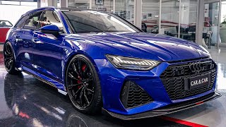 2024 Audi RS6S ABT in Ultra Blue  Interior and Exterior Walkaround [upl. by Aniad]