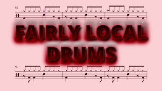 Fairly Local  Twenty One Pilots  Drums Sheet Music [upl. by Asante844]