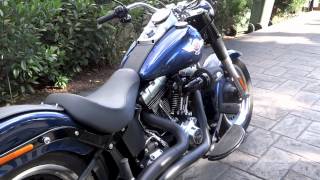 Harley Fat Boy Lo VampH big radius HD [upl. by Elleirol]