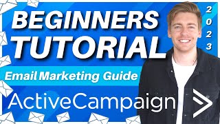 ActiveCampaign Tutorial for Beginners  Sales CRM amp Email Marketing for Startups [upl. by Oine]