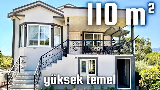 220 cm YÜKSEK TEMEL Prefabrik Ev Turu ve Fiyatı  Uzun İnce Arsa  Yeni Nesil Yalıtım 110 m² [upl. by Yonina]