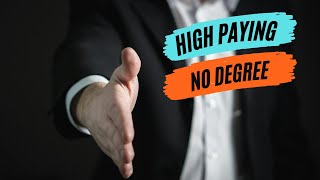 High paying jobs no college degree required 2024 [upl. by Derr]