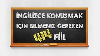 MUTLAKA BİLMENİZ GEREKEN 414 İNGİLİZCE FİİL [upl. by Sebbie665]