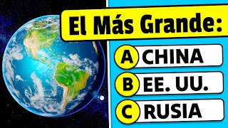 ¿Cuánto sabes de Geografía 🌎🧠🤔 Trivia de Cultura General de Geografía [upl. by Ettenahs137]