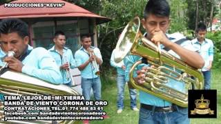 Lejos de mi tierra  Banda de viento corona de oro [upl. by Aracat]