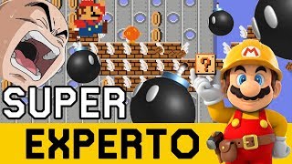 BOMBARDEO ATÓMICO 💣💣💣   SUPER EXPERTO NO SKIP  Super Mario Maker  ZetaSSJ [upl. by Maighdiln666]