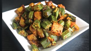 Bhindi Aloo Masala Recipe  Aloo Bhindi Ki Sabzi  Spicy  Potato amp Okra Recipe  Aloo Bhindi Recipe [upl. by Eltsirk]