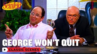 George Refuses To Leave His Job  The Voice  Seinfeld [upl. by Annaert608]