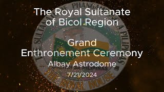 Bicol Region Grand Enthronement [upl. by Meid]