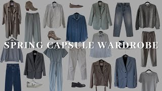 Spring Capsule Wardrobe 2024  Casual amp classic with a pop of colour [upl. by Mohl]