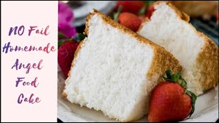 How to make the Perfect ANGEL Food Cake  No Fail Angel Food Cake with Tips and tricks how to make [upl. by Mcguire]