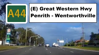 【Sydney drive】 A route 44East2 Penrith A9  Wentworthville A28 [upl. by Berneta]