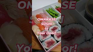 OmakaseLevel Sushi Delivered to your Door by HiDozo lafood doordash sushidelivery [upl. by Nahshunn]