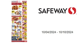 Safeway Weekly Ad US  10042024  10102024 [upl. by Idalina]