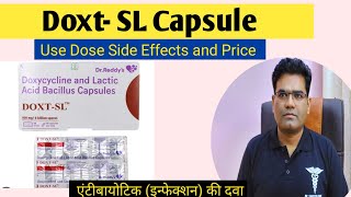 Doxt SL Capsule Use Dose Price and Side Effects in Hindi  Doxycycline  Antibiotic [upl. by Gridley]