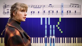 Taylor Swift  willow  Piano Tutorial  SHEETS [upl. by Tterrej]