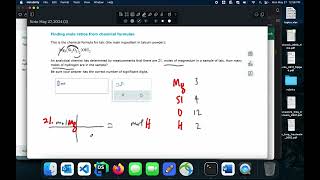 ALEKS Finding mole ratios from chemical formulae 2 [upl. by Attennot44]