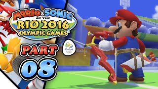 Mario amp Sonic at the Rio 2016 Olympic Games Part 08  Archery 4Player [upl. by Ahsik]