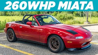 260WHP Rotrex Supercharged Miata  Owner Review and Impressions [upl. by Rolecnahc]