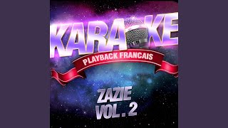 Rue De La Paix — Karaoké Playback Avec Choeurs — Rendu Célèbre Par Zazie [upl. by Millard]