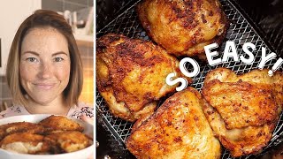 Air Fryer Chicken Thighs  How to make the best chicken thighs in the Air Fryer [upl. by Anaud]