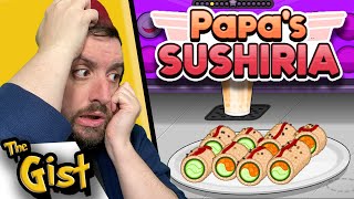 What is this Game Lets get the GIST of Papas Sushiria To Go [upl. by Daggna]