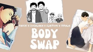 Body Swap  Haikyuu Fanfiction  Part 12 [upl. by Baxy]