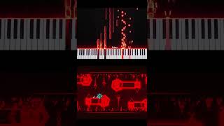 Bloodbath Piano Tutorial piano tutorial shorts geometrydash [upl. by Llerrut]