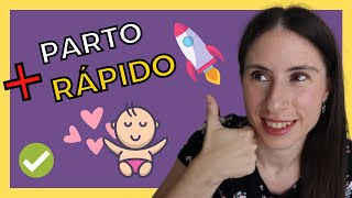 🚀Cómo DILATAR más RÁPIDO en el parto PARTO más rápido y con MENOS DOLOR  Ejercicios y posturas 👍 [upl. by Lyndsay]