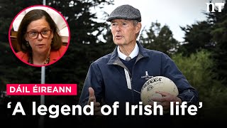 Dáil Éireann pays tribute to legendary GAA commentator Mícheál Ó Muircheartaigh [upl. by Alberik]