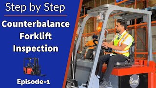 Step by Step Counterbalance Forklift Inspection  A Must Watch Tutorial  Regal Forklift [upl. by Alano]