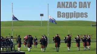 quotAmazing Gracequot on Bagpipes  ANZAC Day [upl. by Hyrup]