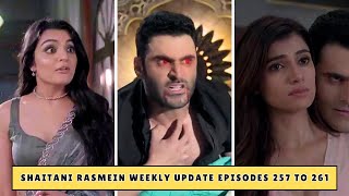 Shaitani Rasmein Weekly Update Episodes 257 to 261  Veer Betrays Pinni 😱 hindidramas [upl. by Hildagarde]