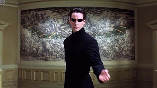 Neo vs Merovingian  The Matrix Reloaded IMAX [upl. by Hubbard]