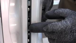 How To Adjust Sliding Glass Door Lock amp Handle [upl. by Durkee]