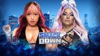 SmackDown 55  Mina Shirakawa vs Alexa Bliss  WarGames Qualifier [upl. by Natiha]