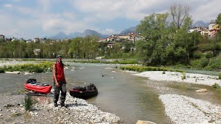 Flusswandern auf dem Piave Belluno  Ponte di Piave [upl. by Willet]