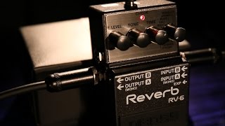 Boss RV6 Reverb Guitar Effects Pedal [upl. by Ahcmis385]