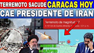 FUERTE TERREMOTO EN CARACAS PRESIDENTE DESAPARECIDO TRAS CAER EN HELICÓPTERONOTICIAS VENEZUELA HOY [upl. by Berkshire]