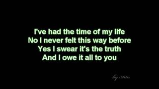 Dirty dancing  Time of my life lyrics [upl. by Lemmor768]