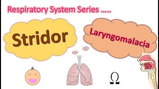 Stridor  Respiratory diseases in children  Laryngomalacia  Respiratory Series CH1 Part 1 [upl. by Glialentn]