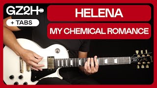 Helena Guitar Tutorial My Chemical Romance Guitar Lesson Rhythm  Lead  TAB [upl. by Meece196]