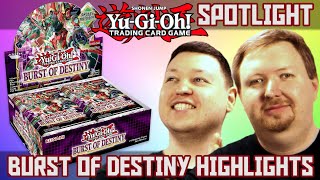 YuGiOh Burst of Destiny Highlights  YuGiOh Spotlight  Trader  Review  YGO Unboxing deutsch [upl. by Lourie]