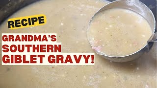 Grandmas Southern Giblet Gravy  Perfect w Cornbread Dressing  I Heart Recipes [upl. by Shugart]