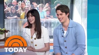 Anne Hathaway and Nicholas Galitzine talk chemistry in ‘Idea of You’ [upl. by Yor860]