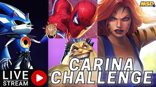 New Carinas Challenges Double Spidey Tigra and Mojo  Marvel Contest of Champions [upl. by Lavina]