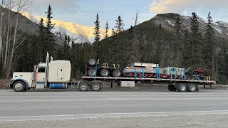 Trucking the Alaska Highway Day 5 on our trip back home 🏠 [upl. by Nnauol]