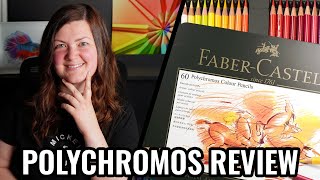 POLYCHROMOS Colored Pencils  My FULL REVIEW [upl. by Miuqaoj]