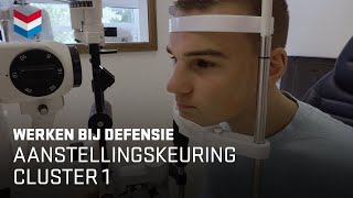 De aanstellingskeuring  Clustergroep 1  Werken bij Defensie [upl. by Ralston520]