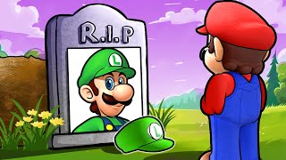 Mario Says Goodbye To Luigi  Mario Sad Story  Super Mario Bros Animation [upl. by Eidnew133]